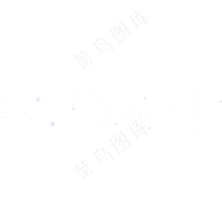 白色唯美雪花星星,免抠元素