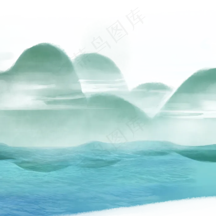 漂亮的山水景色怡人(2000X2000(DPI:300))psd模版下载