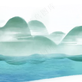 漂亮的山水景色怡人