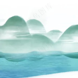 漂亮的山水景色怡人