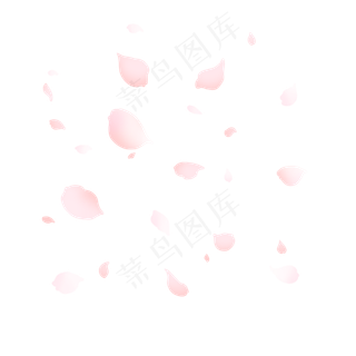 粉色手绘漂浮玫瑰PNG