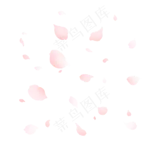 粉色手绘漂浮玫瑰PNG