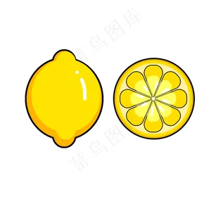 水果果蔬柠檬元素设计