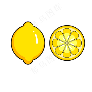 水果果蔬柠檬元素设计