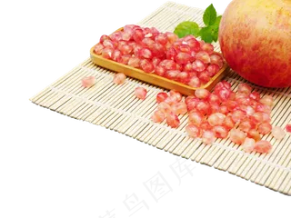 红色石榴果肉,免抠元素