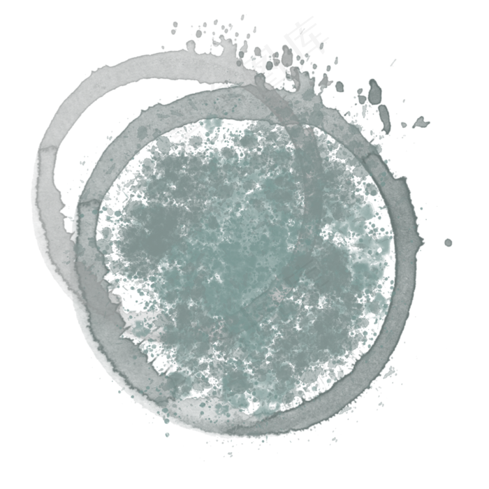 合成效果端午节元素水墨