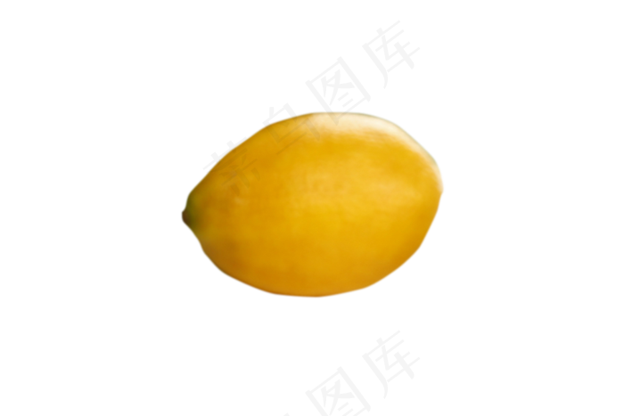 一个黄黄的柠檬png素材(2736X1824(DPI:72))psd模版下载