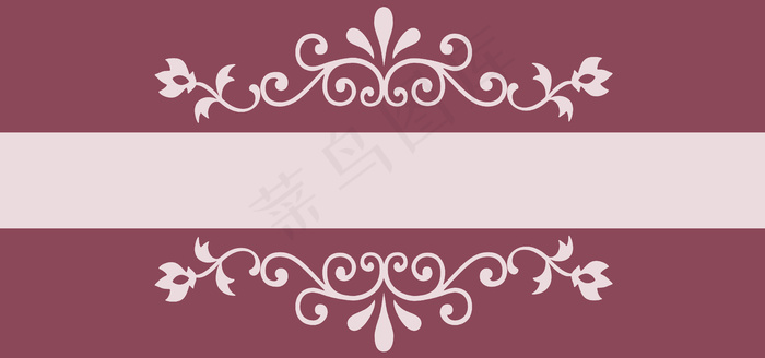 复古花纹边框高清背景