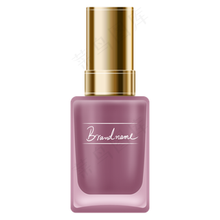 化妆品指甲油粉色金色