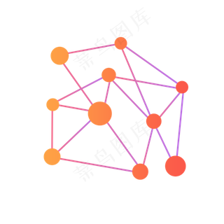 人物关系网格模型,免抠元素