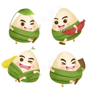 端午节粽子矢量图
