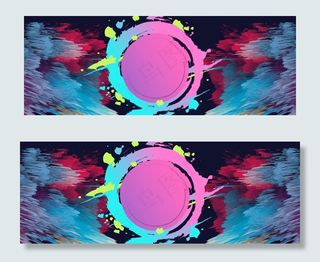 618立体线条渐变风