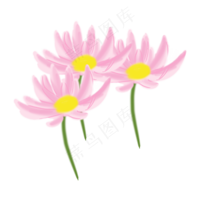 三朵莲花(2000X2000(DPI:300))psd模版下载