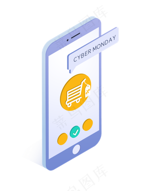 网购星期一电商促销,免抠元素