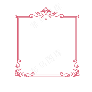欧式镂空花纹边框,免抠元素