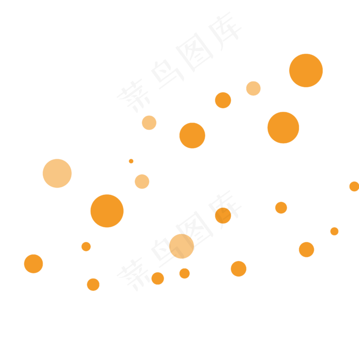 橙色圆点背景,免抠元素