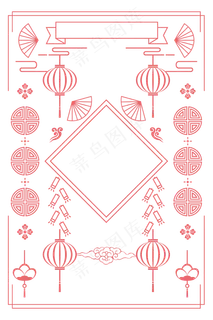 中国风鼠年新年底纹,免抠元素 中国风鼠年新年底纹,免抠元素