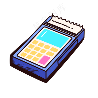 电商购物节促销手绘POS机