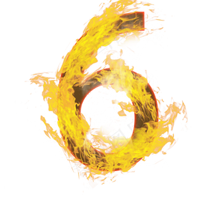 燃烧的火焰艺术字