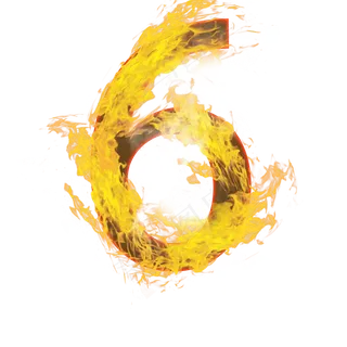 燃烧的火焰艺术字