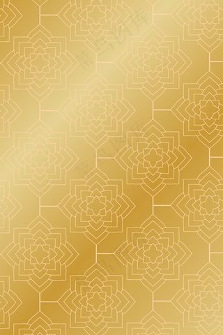 金色花纹金属质感底纹