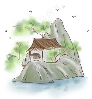 中国风赏春的古人