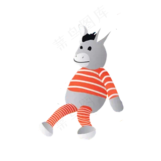 儿童节玩具驴素材