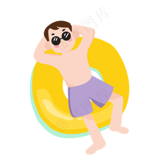 简约处暑节气元素