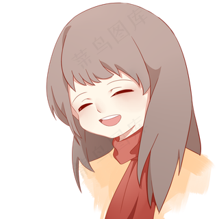 520围巾温柔情侣头像女孩