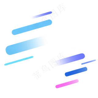 蓝色斜线,免抠元素