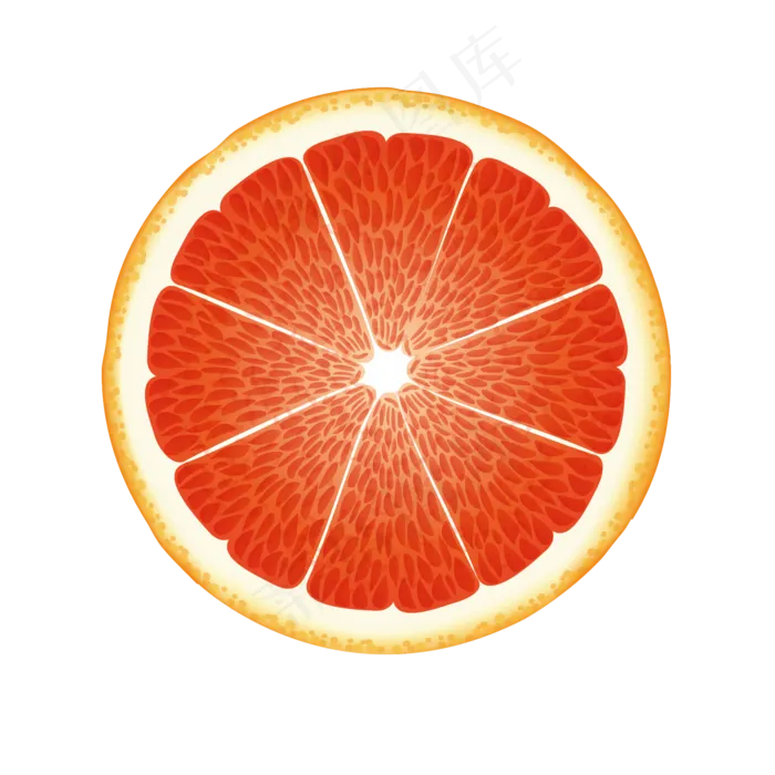 卡通半个西柚(4724X4724(DPI:300))