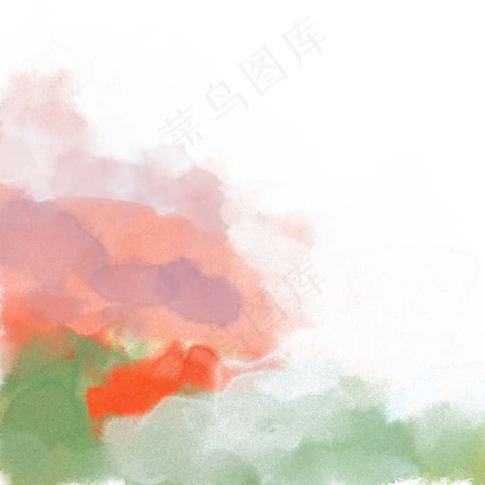 多彩粉绿水粉淡雅水彩底纹颜色(2000X2000(DPI:300))psd模版下载