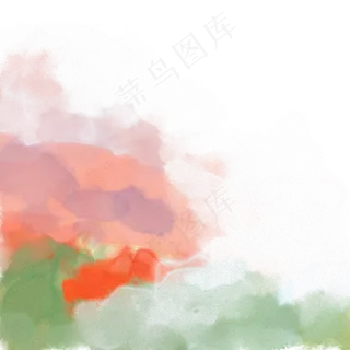 多彩粉绿水粉淡雅水彩底纹颜色
