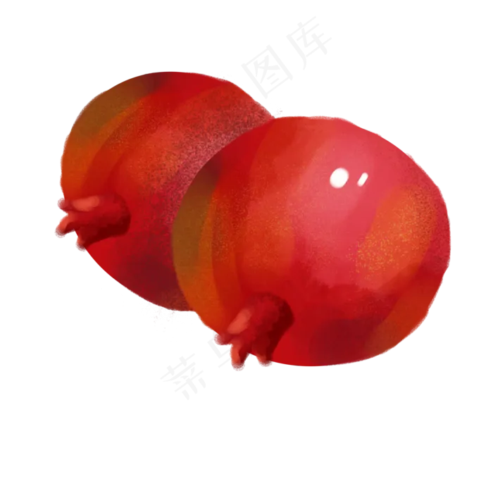 半写实元素石榴(2000X2000(DPI:300))psd模版下载