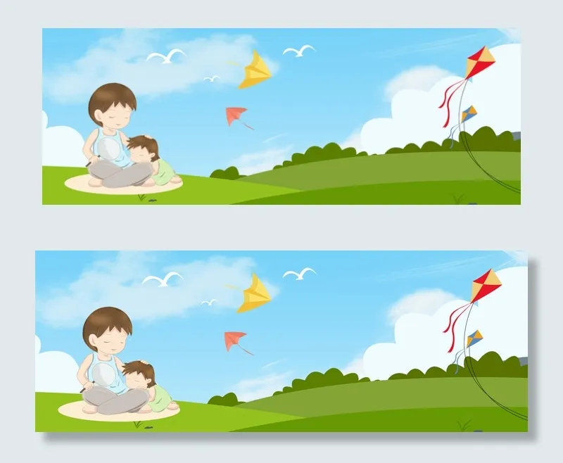 父亲节banner(1900*700px 	       )psd模版下载