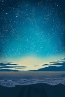 自然海滩边风景图