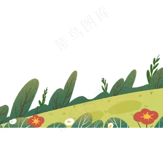 绿叶春季自然植物