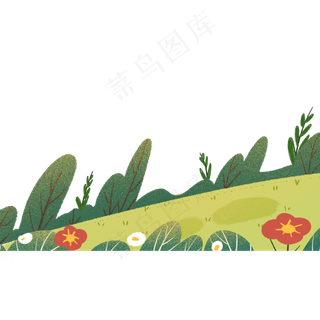 绿叶春季自然植物