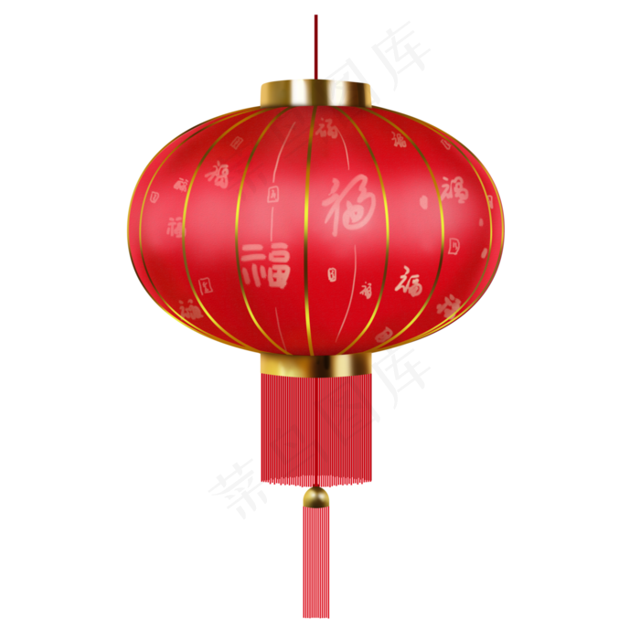 传统节日装饰红灯笼,免抠元素