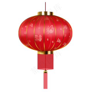 传统节日装饰红灯笼,免抠元素