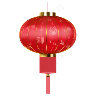 传统节日装饰红灯笼,免抠元素