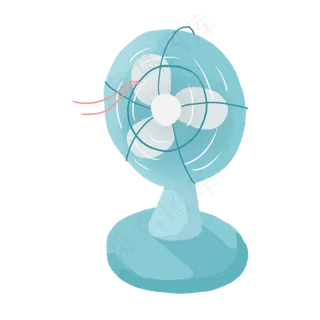 吹风的台式电风扇