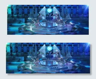 C4D机械科技展台