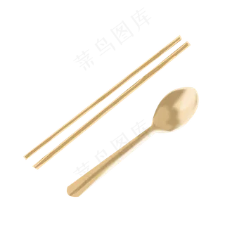 餐具仿真勺子装饰元素,免抠元素