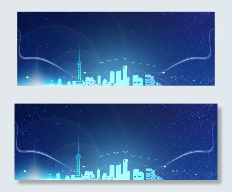 城市商务科技感banner
