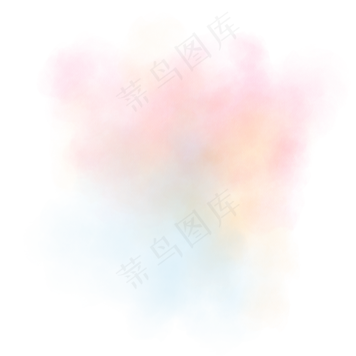 红蓝渐变的水彩底纹,免抠元素(2000*2000px 300 dpi )psd模版下载