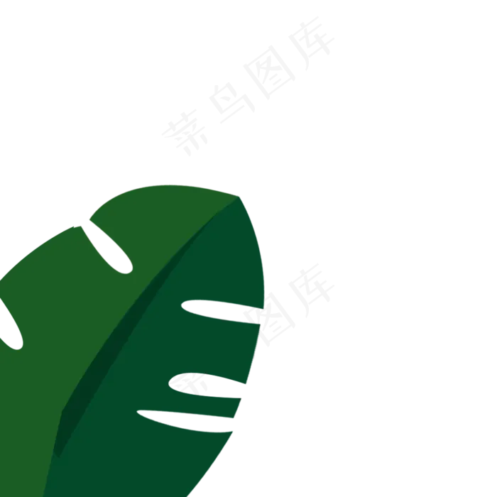 卡通树叶PNG下载(2000X2000(DPI:300))psd模版下载
