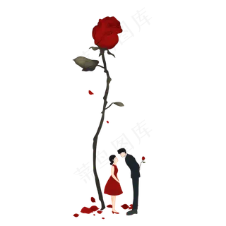 情人节情侣玫瑰