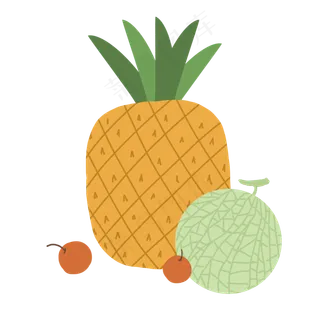 夏天夏季热带水果卡通免抠素材