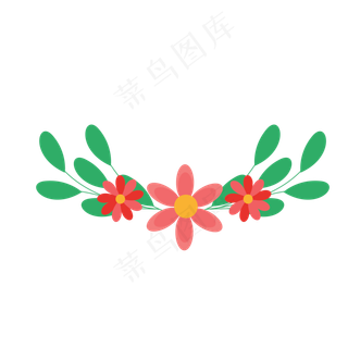 枝叶上的叶子免抠图